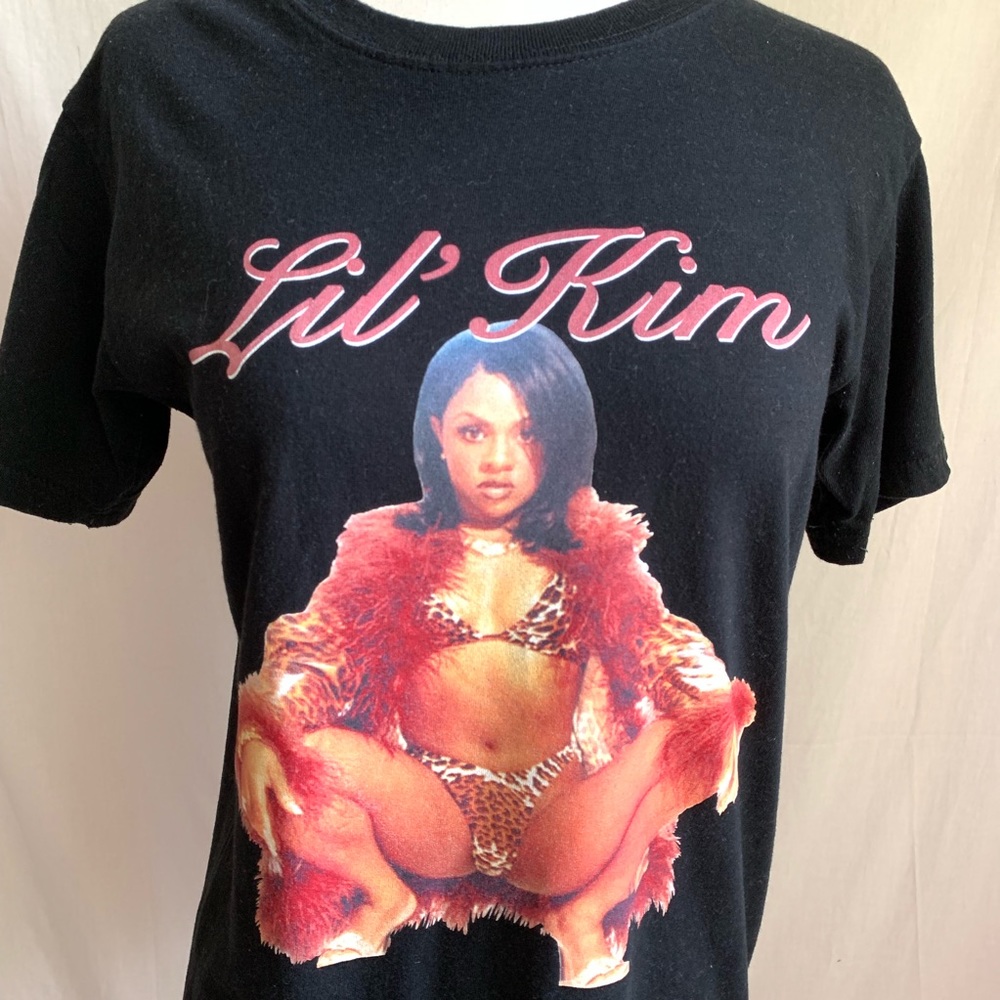 Lil Kim graphic retro T-shirt size small black - Picture 7 of 8